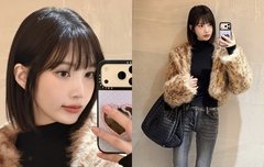 크러쉬 레드벨벳 조이, 결국 뼈만 남았네‥쫄티에 납작배 “따뜻하게 입어요”