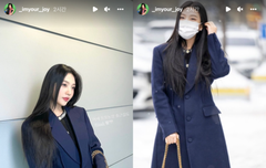 '크러쉬︎' 조이, 연말 조이 끝났음에도..눈오는 날 더 예쁘네