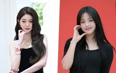 아이브 장원영·뉴진스 민지, '블랙 로즈' 품었다...같은 디테일 다른 분위기 [MD픽]