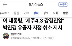 대역지령받고 4.3보상준다 사기치니 좋냐고
