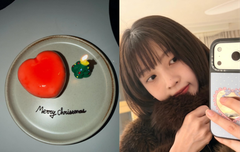 레드벨벳 조이,박수영 크러쉬 신효섭 와 연말 데이트했나…하트 케이크까지 '달달'