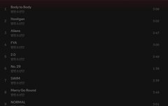 전반적으로 노래가 다 짧음