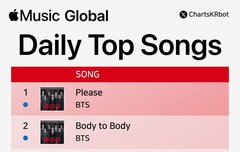 애플뮤직 글로벌 줄세웠는데 1위가 플리즈?