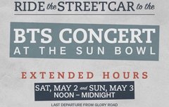 엘파소 콘서트 기간동안 무료 스트릿카운행