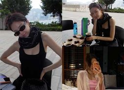 손나은, 민소매+스카프 둘러도 손나예뻐…분위기 여신 그 자체 [에이핑크, 상큼발랄 청순돌]