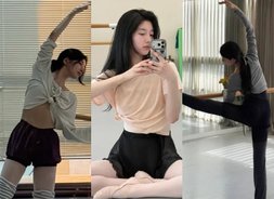 수지, 가녀린 발레코어…프로 느낌 나는 포즈  [아이돌-수지, 날마다 리즈 갱신]