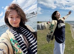 최수영, ♥정경호와 보스턴 여행 갔나…양갈래도 여전히 어울리는 영원한 소녀시대 [소녀시대, 남심올킬 미모]