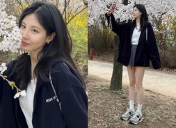 서현, 초미니 입고 벚꽃놀이…바람 불면 날아갈 종잇장 몸매 [소녀시대, 남심올킬 미모] 