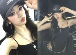 안유진, 올블랙→골반으로 완성한 시크한 여신美 "그 눈빛 뭐야" [아이돌 아이브, 핫아이콘 탄생]