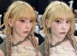  사쿠라 "설탕 묻은 것 NO, 추워서 얼굴 얼었어" 메이크업 찰떡 소화[하이브 첫 걸그룹 '르세라핌' 들썩]