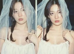 레드벨벳 슬기, 역시 사복 여신…면사포까지 썼어? [아이돌 레드벨벳 '레벨업' 미모]