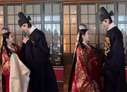 아이유 변우석, 전통 혼례복 입고 댄스…보기만 해도 웃음 나오는 대군쀼 케미 [아이유, 매력 열매 먹은 스타]