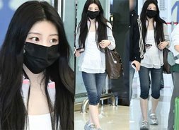 아일릿 원희, 수수한 패션 [아이돌 공항패션]