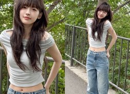 아린, 진짜 말랐네…이렇게 입어도 군살 없는 '납작배' [오마이걸, 미모에 '살짝 설렜어']