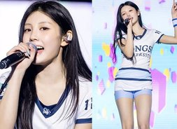"인형인가요?"…원희, 러블리 꽃미모 [아이돌 쇼케이스+무대 위 빛나는 비주얼]