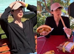  "이 귀염둥이 누구야" 방탄소년단 진, 멕시코 대중까지 사로잡은 '월드와이드 핸섬'…즐거운 놀이공원 사진 공개  [방탄소년단, 월드 와이드 '인기']