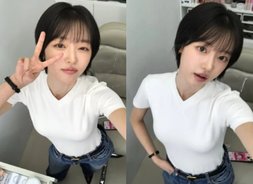  오마이걸 유아, 긴 생머리 '싹둑'…이제 '잘생쁨'의 대명사로 [오마이걸, 미모에 '살짝 설렜어']
