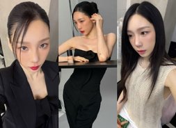 소녀시대 태연, 훅 파인 블랙 탑→시스루 니트…'한계 없는 소화력' 반전[소녀시대, 남심올킬 미모] 