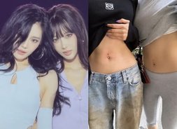 에스파 닝닝·지젤, 파격 배꼽 피어싱 공개…한줌 허리도 '눈길' [에스파, 광야의 걸그룹 '넥스트 레벨']