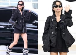 아이들 소연 '하의실종 출국 패션' [아이돌 공항패션]