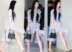 아일릿 원희 '아슬아슬 앞트임 스커트' [아이돌 촬영장·행사장 이모저모]