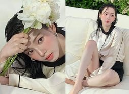 "명화잖아"…에스파 카리나, 꽃보다 아름다운 AI 미모 [에스파, 광야의 걸그룹 '넥스트 레벨']