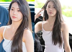 베이비몬스터 로라,'시원한 끈나시 패션' [아이돌 공항패션]