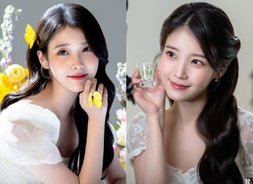 아이유, '대군부인' 역사왜곡 논란 사과 후 '뼈말라 시스루' 자태 공개…"꽃구경 갈 필요가 없슬~" [아이유, 매력 열매 먹은 스타]