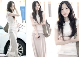 태연 '옅은 화장에도 빛나는 미모'[아이돌 공항패션]