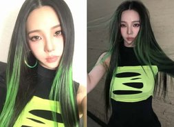 에스파 카리나, 형광 브릿지도 소화한 AI급 미모…쇠콤달콤한 변신[에스파, 광야의 걸그룹 '넥스트 레벨']