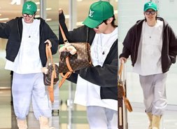  BTS 제이홉 '부츠가 포인트'[아이돌 공항패션]