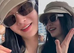 주결경, 中 공항서 한국어로 누구와 영통?…'갑자기' 안무까지 [아이돌 공항패션]