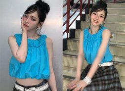카리나, 선거 전날 파란색 의상 사진 공개…누리꾼 "또 공교롭네" [에스파, 광야의 걸그룹 '넥스트 레벨']