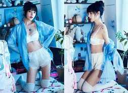 'AOA 출신' 지민, 한뼘 언더웨어로 드러낸 한 줌 허리…매일 리즈 경신 중 [AOA 심장 어택 '심쿵해']