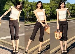 뼈말라 된 조이, 소화 어려운 카프리 팬츠도 찰떡 [아이돌 레드벨벳 '레벨업' 미모]