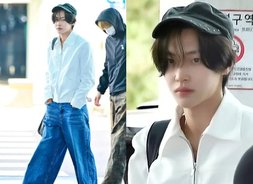 라이즈 원빈, 멀리서도 빛나는 잘생김[아이돌 공항패션]