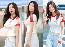 권은비, '볼륨감 뽐내며' [아이돌 공항패션]