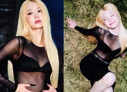 르세라핌 허윤진, 속옷 다 보이는 파격 시스루…이렇게 섹시했나 [하이브 첫 걸그룹 '르세라핌' 들썩]