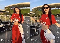에이핑크 오하영, 멕시코서 월드컵 직관…대한민국 승리에 환호 [에이핑크, 상큼발랄 청순돌]
