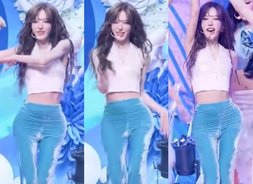 "누가 좀 말려줘" 웬디, 앙상한 허리에 도드라진 골반…댓글창 '술렁' [아이돌 레드벨벳 '레벨업' 미모]