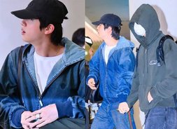 BTS 정국, 맏형 진 손 잡고 입국해요 [방탄소년단, 월드 와이드 '인기']