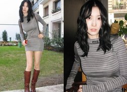 트와이스 모모, 힙한 스트라이프 미니 룩으로 드러낸 '핫한 몸매'  [아이돌-트와이스, 미모가 '샤샤샤']