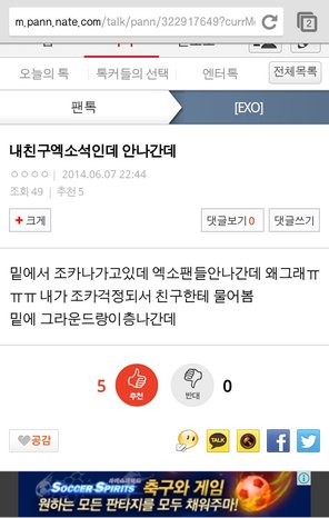 드림콘서트 소녀시대 무대중 나간건 엑소팬이 아닙니다.