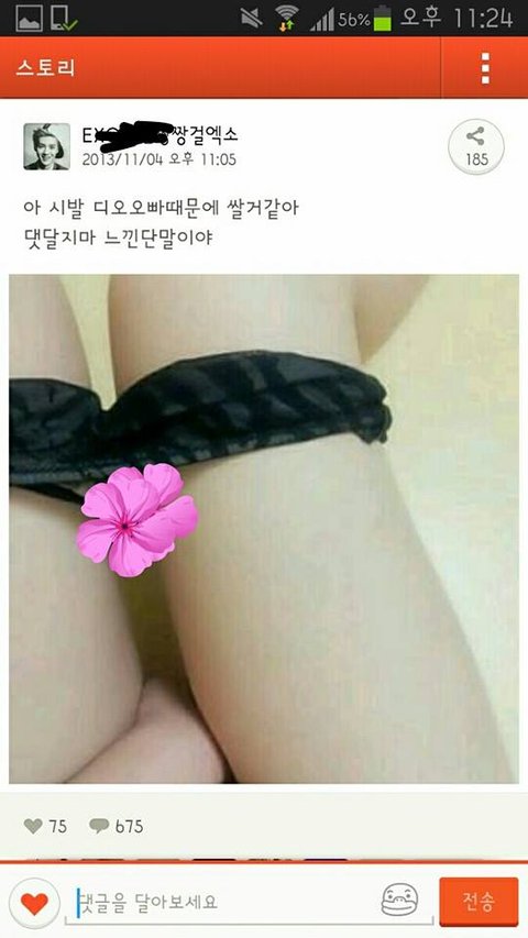 하다못해 엑소사진으로 ㅈㅇ하는 빠순이(소름주의) | 네이트 판