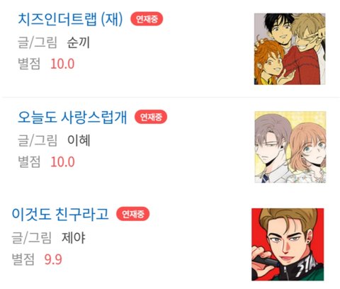 얘들아 웹툰 추천 정리해왔어 (좀 많음) | 네이트 판