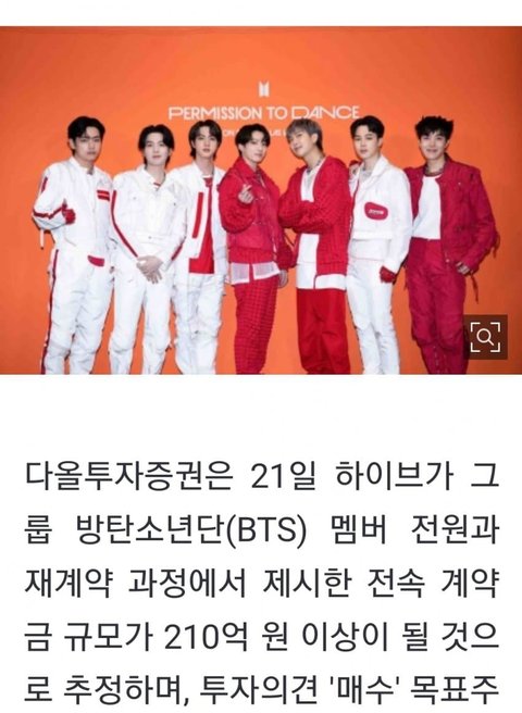 케이팝그룹 재계약금