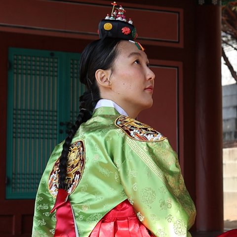 배우 한은교 한복 프로필 사진(박은교)