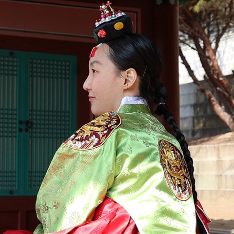 배우 한은교 한복 프로필 사진(박은교)