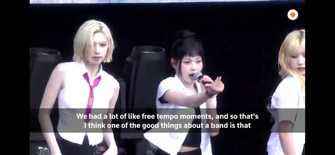 엔믹스: MR보단 밴드가 쩔더라