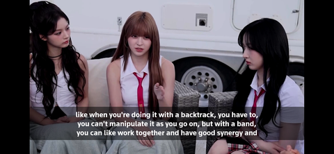 엔믹스: MR보단 밴드가 쩔더라